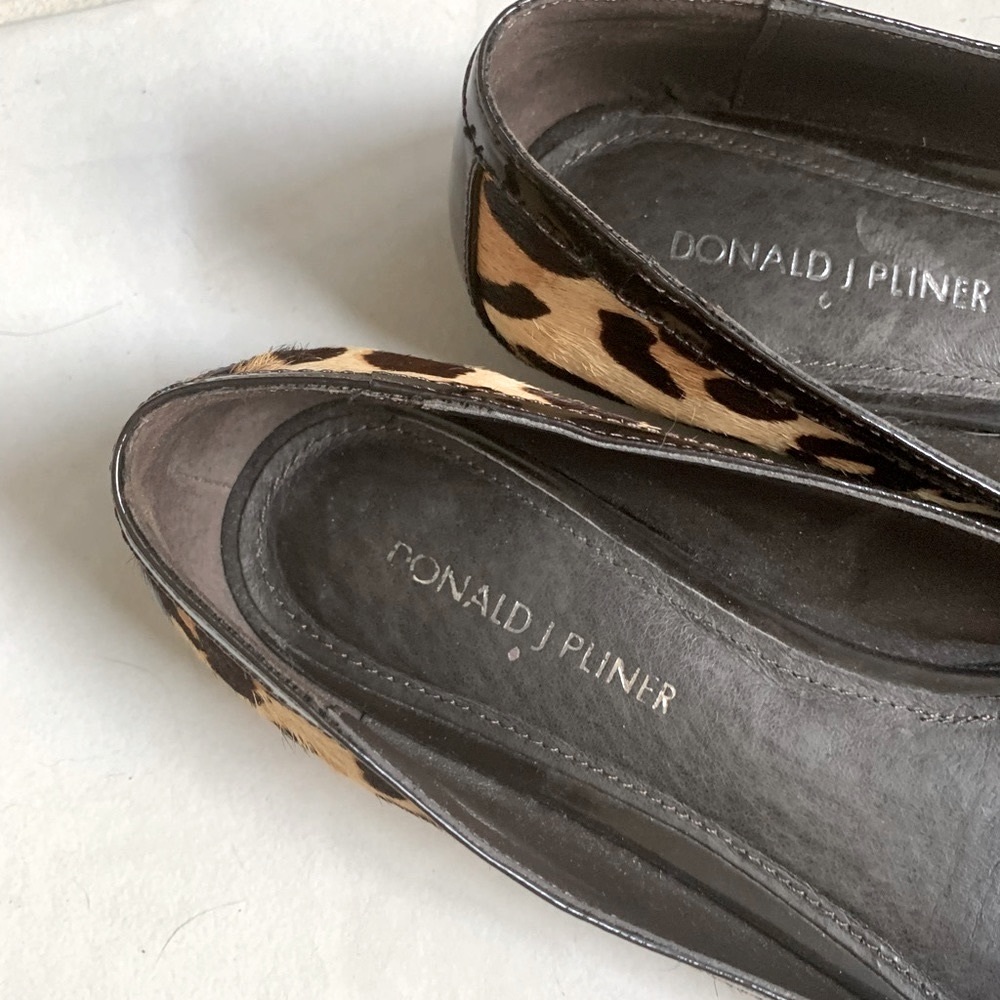EUC Donald J Pliner leopard print flats.Sz.8.5 - Picture 7 of 9